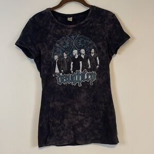 Daughtry Band Tee T-Shirt Med Black Nu-Metal Alt Music Rock-n-roll Merch Y2K